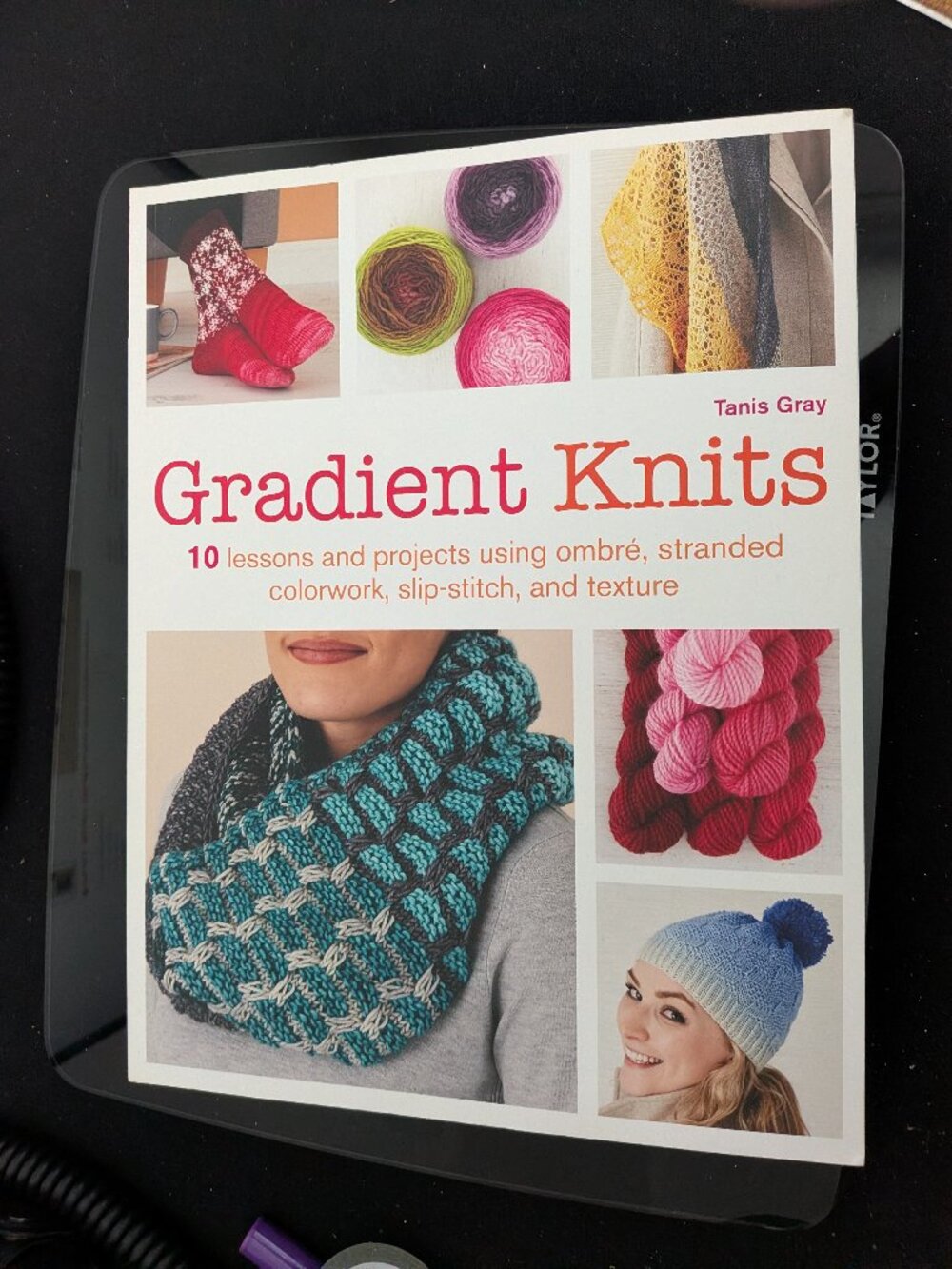 NWT Gradient Knits Knitting Pattern Book Tanis Gray